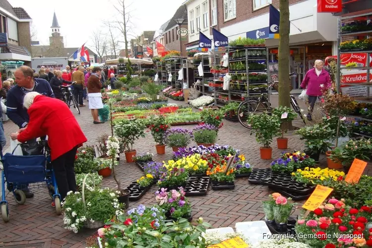 Tijdelijke nieuwe indeling Nunspeetse markt