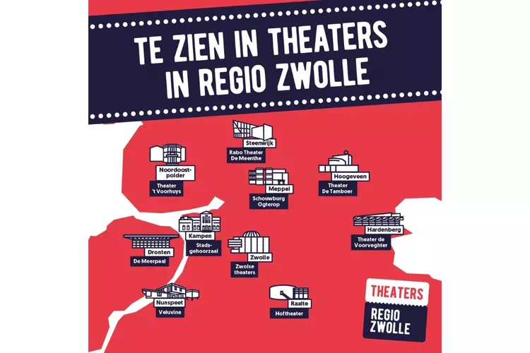 Ontdek deze meivakantie de theaters in Regio Zwolle