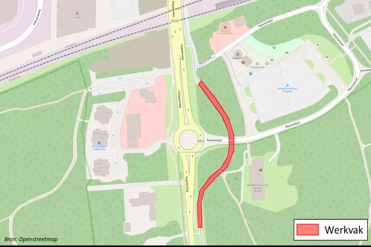 Werkzaamheden Stationsomgeving: fietstunnel, deel fietspad en deel P+R-terrein afgesloten
