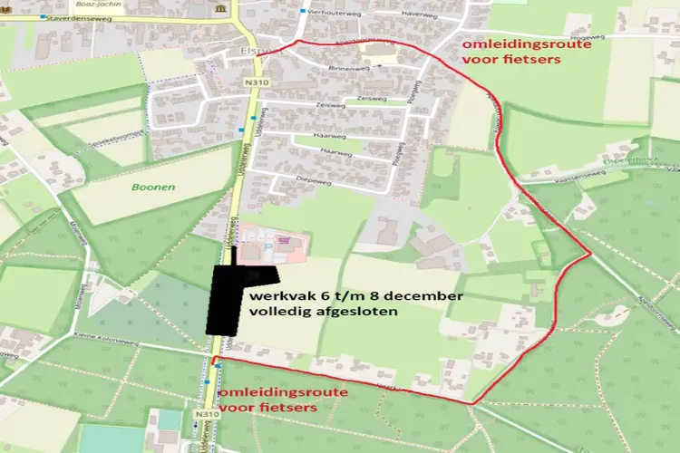 Werkzaamheden laatste fase rotonde Uddelerweg